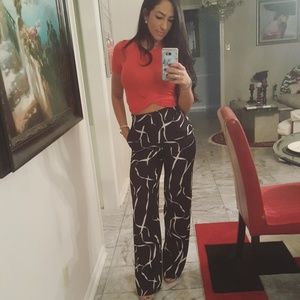 White Ribbon Pants by Stylestalker